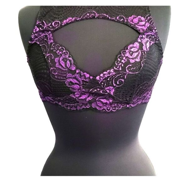 Genhoo Halter Bralette Size Medium - Picture 2 of 3